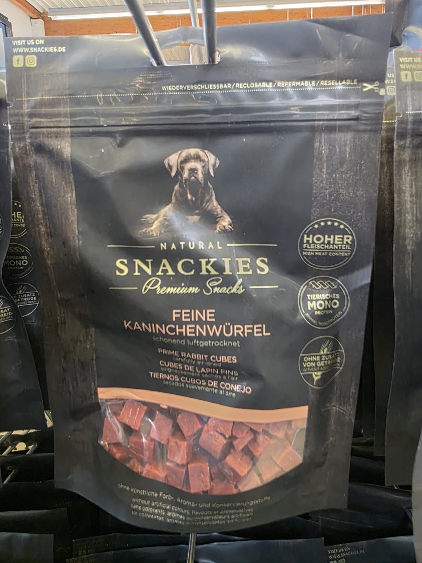 Feine Kaninchenwürfel