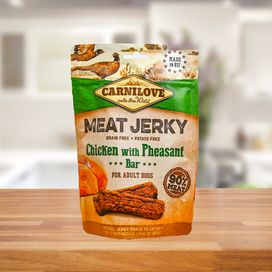 CARNILOVE Meat  Jerky Chicken with Pheasant Bar