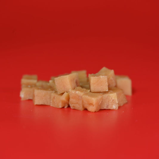 Feine Hühnerbrustwürfel