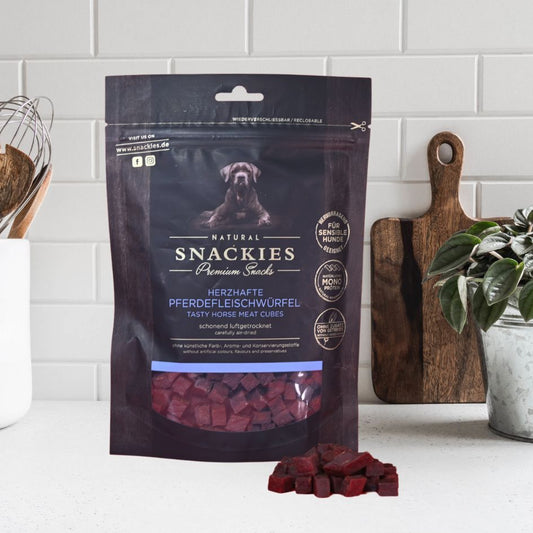 Herzhafte Pferdefleischwürfel