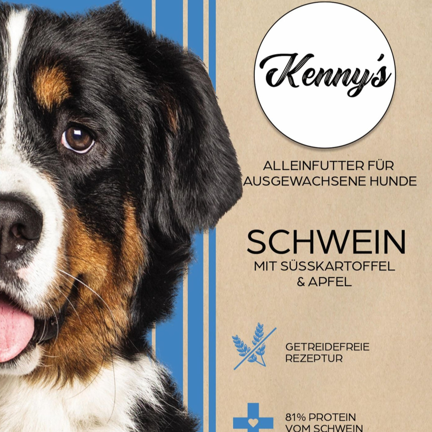 Kenny´s  Schwein mit Süßkartoffel & Apfel