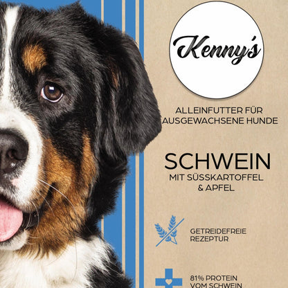 Kenny´s  Schwein mit Süßkartoffel & Apfel