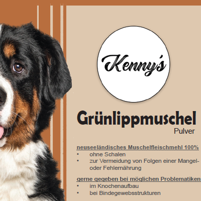 Kenny´s Grünlippmuschelpulver